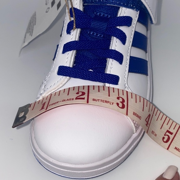 Adidas Kids’ Grand Court 2.0 Sneakers Size 11.5K White/Blue - Picture 14 of 14